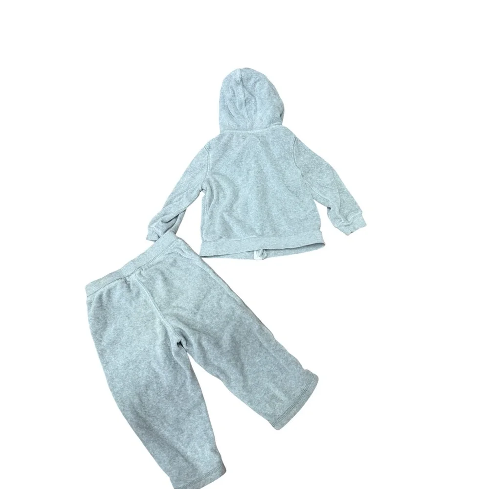 Polo Ralph Lauren‎ Toddler Boys Gray Fleece Hoodie and Sweatpants Set 18M